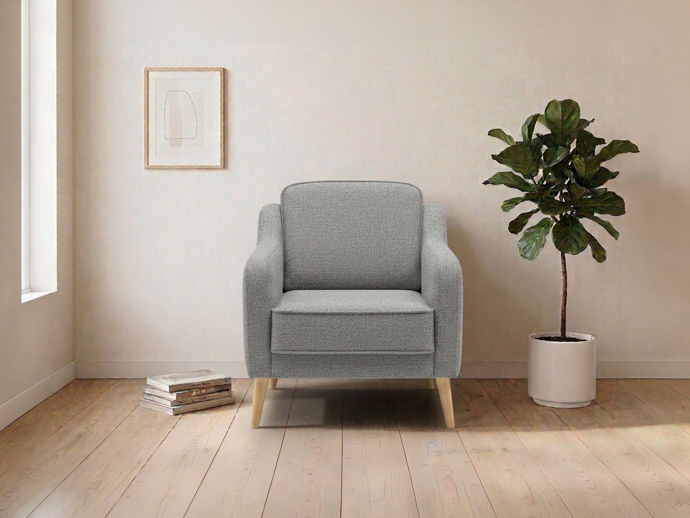 Rolivs Mokka Berjer – Doğal Doku - Amazon | Minimal, Modern, Dekoratif Koltuk