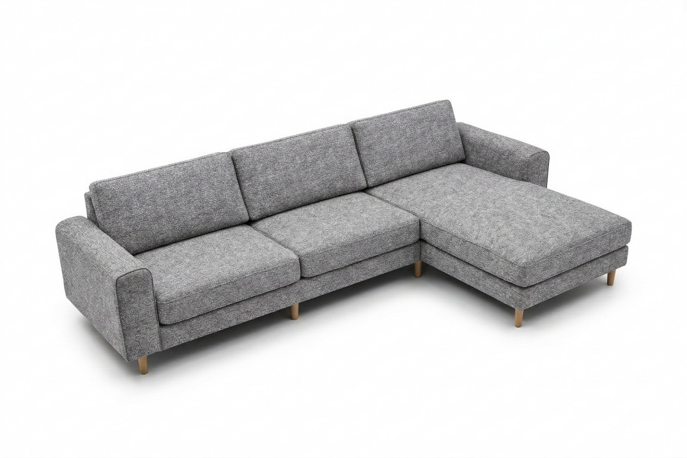Rolivs Mokka Mini Köşe Koltuk – Doğal Doku | Minimal, Modüler, Küçük Alanlara Uygun