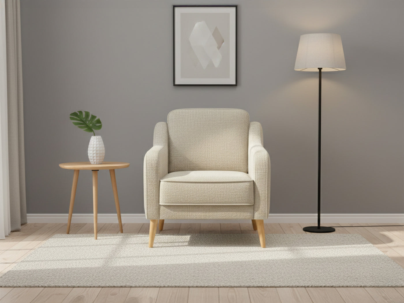 Rolivs Mokka Berjer – Doğal Doku - Amazon | Minimal, Modern, Dekoratif Koltuk