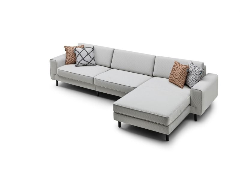 Mokka Mini Köşe - Kadife - Deniz Taşı