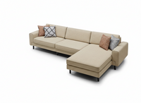 Mokka Mini Köşe - Kadife - Deniz Taşı