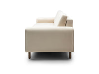 Mokka Üçlü Koltuk - Doğal Doku - Zen Beyazı