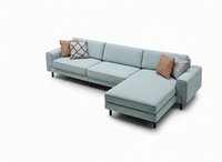 Mokka Mini Köşe - Kadife - Deniz Taşı