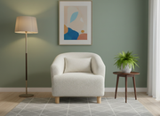 Rolivs Bonita Berjer  | 80 x 75 cm |  Bukle Kumaş – Pamuksis