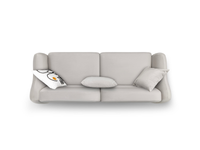 Stella 3+1 Takım - Kadife - Ay Taşı Gri ve Kahve Çekirdeği