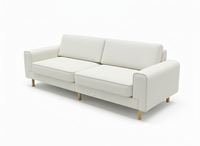 Mokka Üçlü Koltuk - Kadife - Bazalt Yeşili