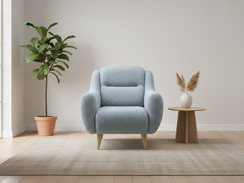 Rolivs Stella Berjer – Bukle – Aqua | Modern, Rahat ve Dekoratif Koltuk