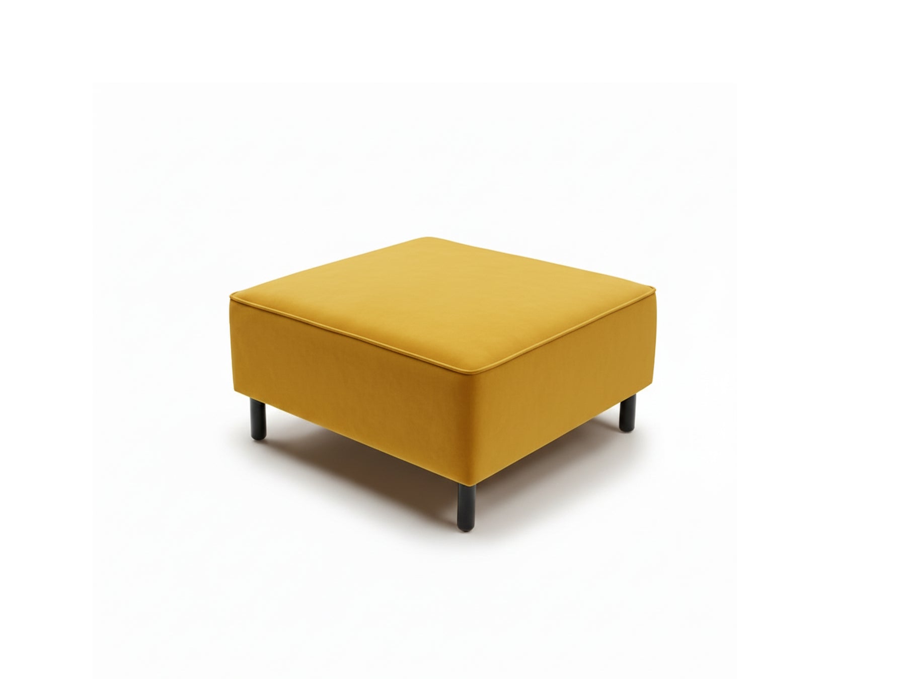 Rolivs  Puf | 80 x 80 cm | Kadife– Zerdeçal