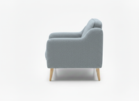 Rolivs Mokka Berjer – Bukle Kumaş - Aqua | Modern, Rahat Oturum