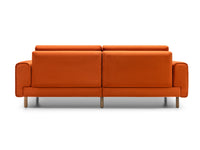 Mokka Üçlü Koltuk - Doğal Doku - Zen Beyazı