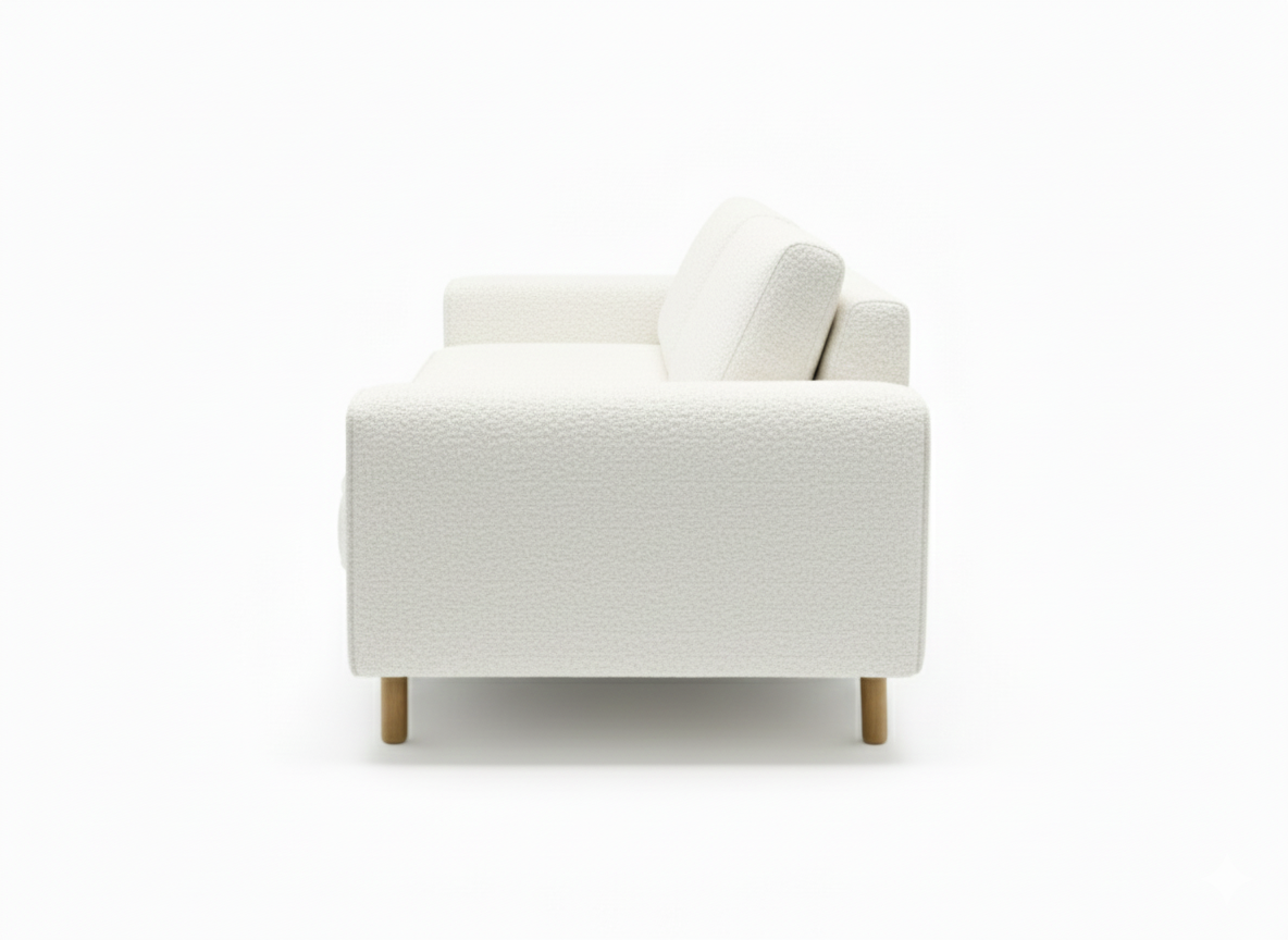 Mokka Üçlü Koltuk - Kadife - Bazalt Yeşili