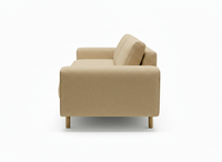 Mokka Üçlü Koltuk - Kadife - Bazalt Yeşili