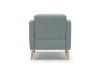 Rolivs Mokka Berjer – Bukle Kumaş - Aqua | Modern, Rahat Oturum