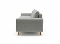 Mokka Üçlü Koltuk - Kadife - Bazalt Yeşili