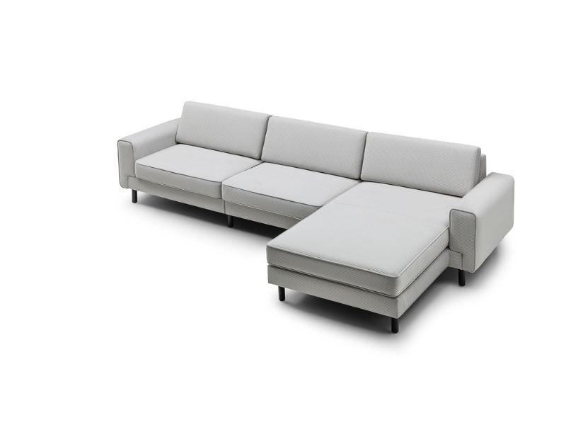 Mokka Mini Köşe - Kadife - Deniz Taşı