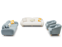 Bonita 3+3+1+1 Koltuk Takımı Aqua