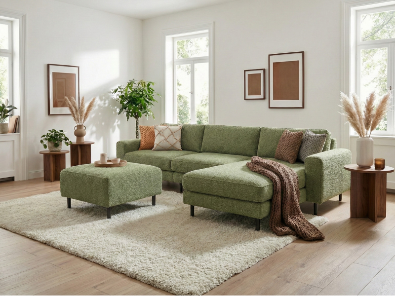 Mokka Mini Köşe / Doğal Doku/ Amazon