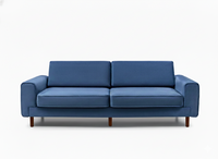 Mokka Üçlü Koltuk - Doğal Doku - Zen Beyazı