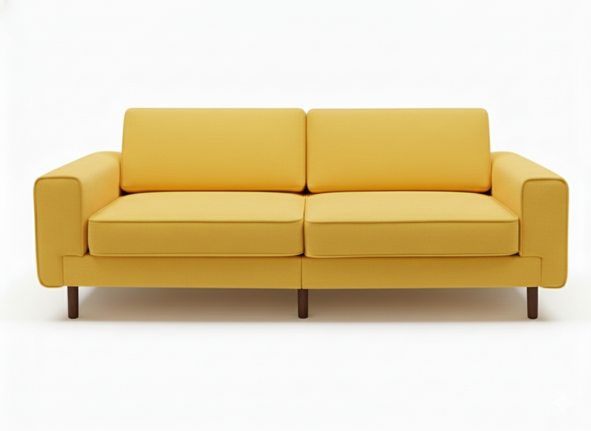 Mokka Üçlü Koltuk - Kadife - Bazalt Yeşili