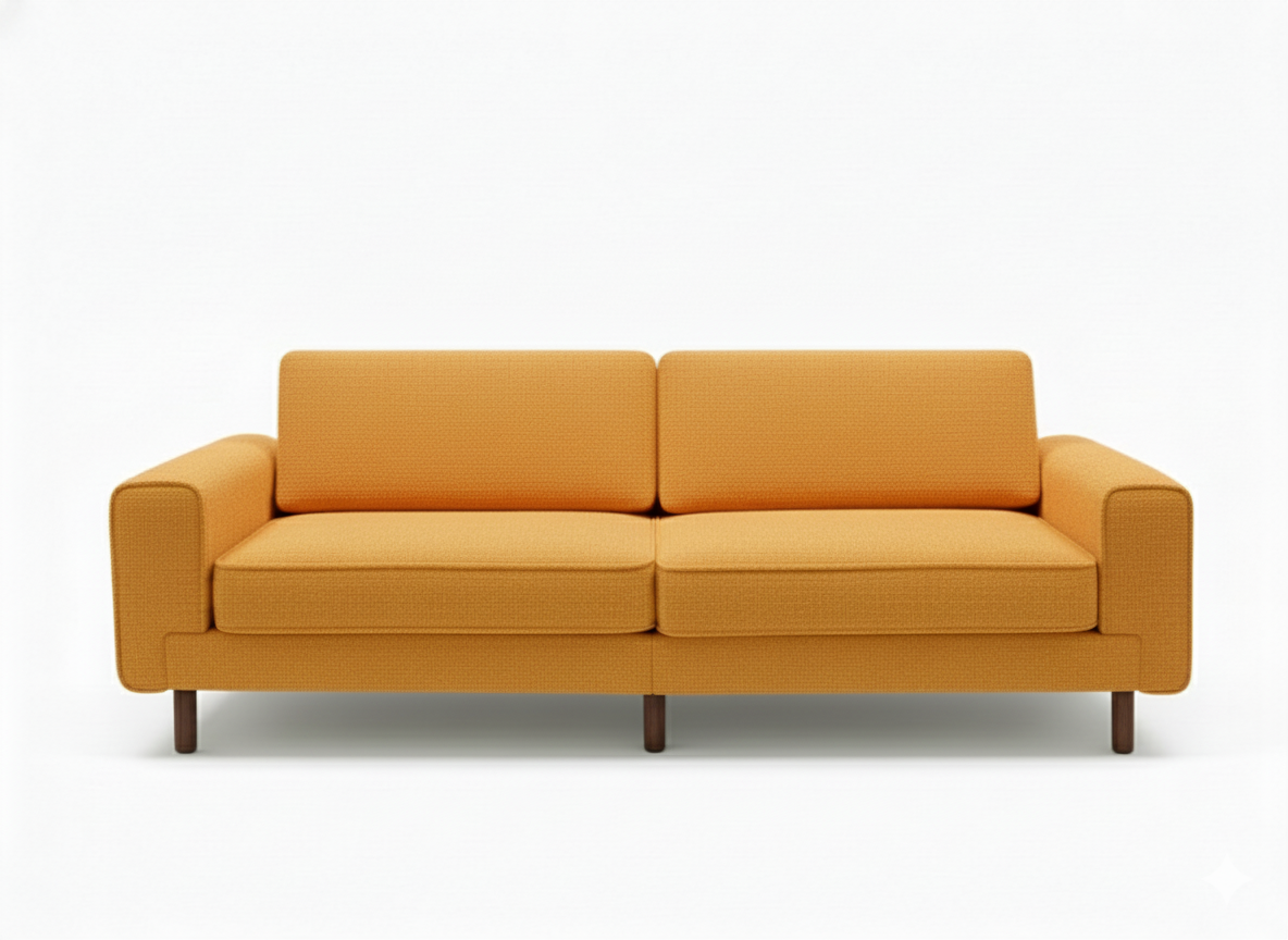 Mokka Üçlü Koltuk - Kadife - Bazalt Yeşili