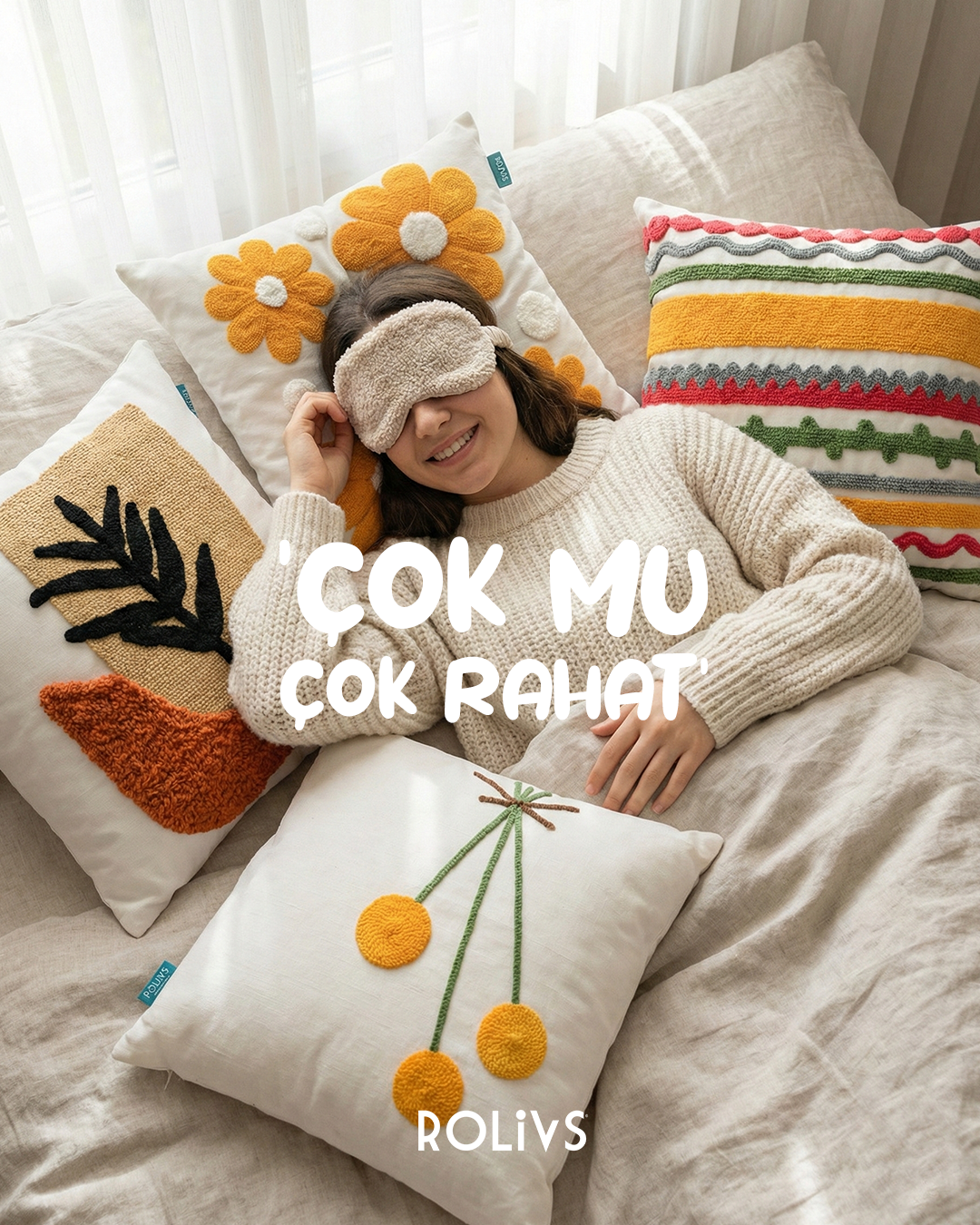 Rolivs Kırlent ve Minder Koleksiyonu ile Yaşam Alanlarında Konforu Yeniden Tanımlayın