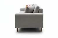 Mokka Üçlü Koltuk - Fitilli Kadife - Toprak Tınısı