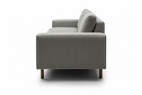 Mokka Üçlü Koltuk - Fitilli Kadife - Toprak Tınısı