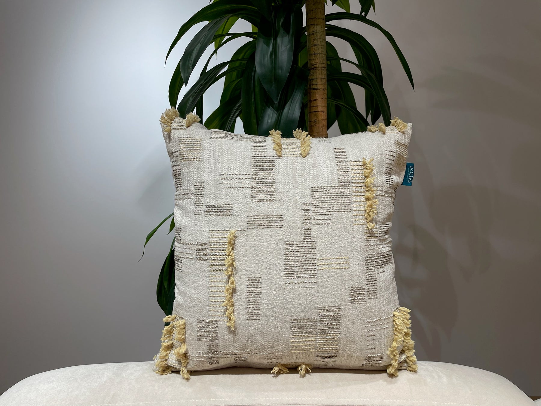 Rolivs Hasat Vakti Kırlent Kılıfı 47x47 cm | Soft Koleksiyon Dekoratif Yastık Kılıfı