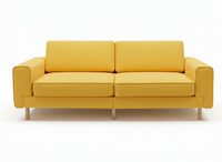 Mokka Üçlü Koltuk - Kadife - Bazalt Yeşili