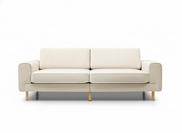 Mokka Üçlü Koltuk - Kadife - Bazalt Yeşili