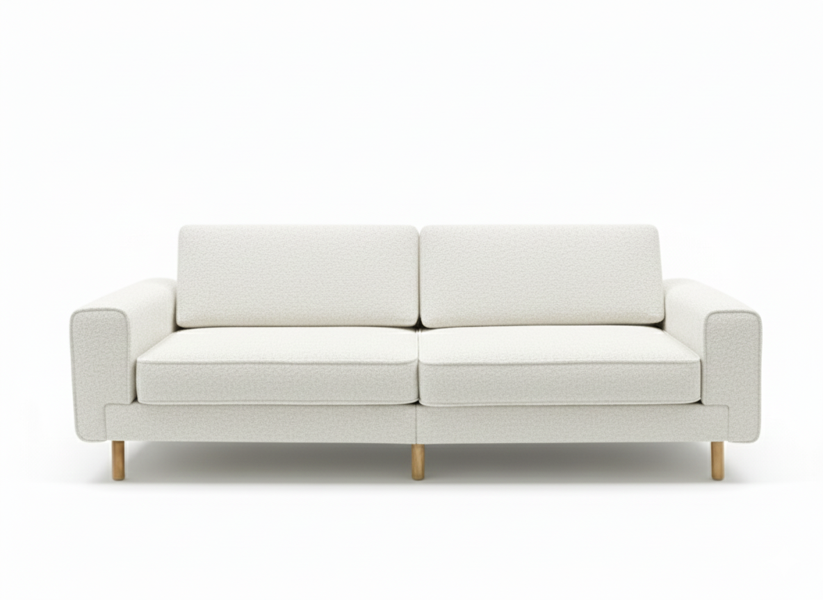 Mokka Üçlü Koltuk - Kadife - Bazalt Yeşili