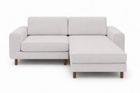 Rolivs Mokka 220 x 180 cm Mini Köşe Koltuk | Modüler, Yumuşak Oturum, Küçük Alanlara Uygun