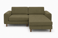 Rolivs Mokka 220 x 180 cm Mini Köşe Koltuk | Modüler, Yumuşak Oturum, Küçük Alanlara Uygun