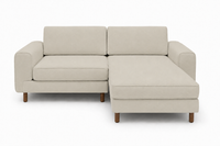 Rolivs Mokka 220 x 180 cm Mini Köşe Koltuk | Modüler, Yumuşak Oturum, Küçük Alanlara Uygun
