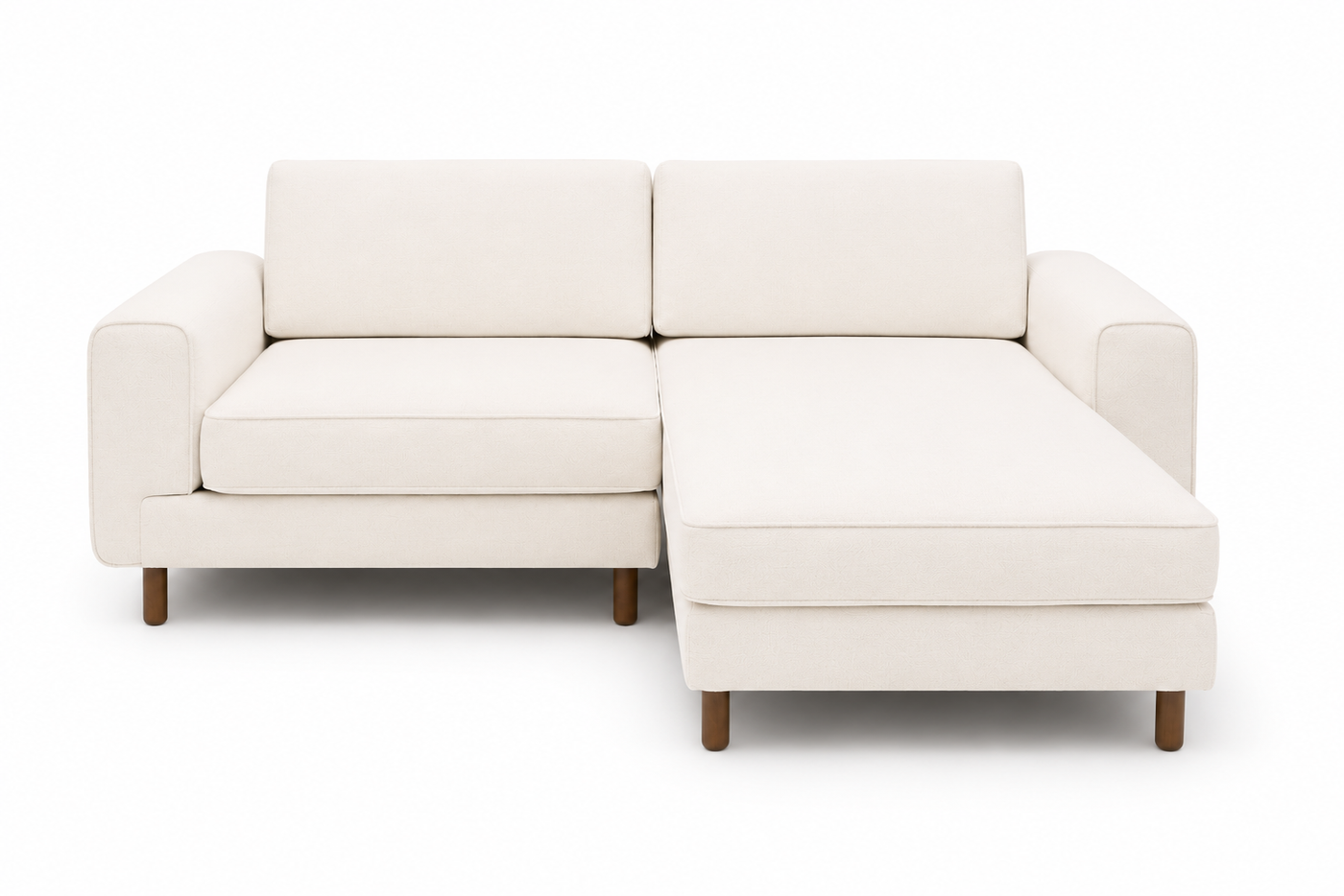 Rolivs Mokka 220 x 180 cm Mini Köşe Koltuk | Modüler, Yumuşak Oturum, Küçük Alanlara Uygun