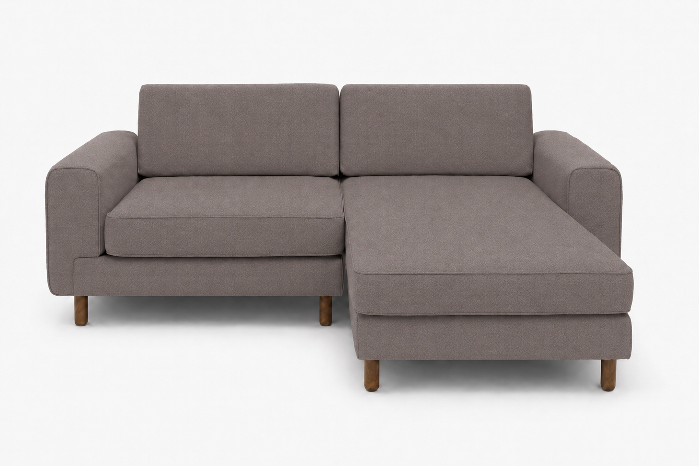 Rolivs Mokka 220 x 180 cm Mini Köşe Koltuk | Modüler, Yumuşak Oturum, Küçük Alanlara Uygun