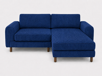 Rolivs Mokka 220 x 180 cm Mini Köşe Koltuk | Modüler, Yumuşak Oturum, Küçük Alanlara Uygun