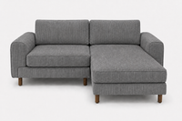 Rolivs Mokka 220 x 180 cm Mini Köşe Koltuk | Modüler, Yumuşak Oturum, Küçük Alanlara Uygun