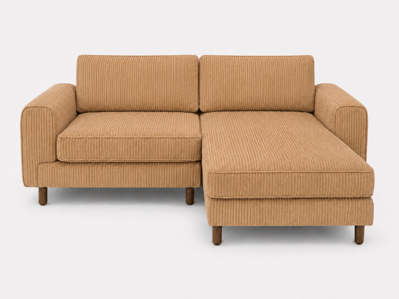 Rolivs Mokka 220 x 180 cm Mini Köşe Koltuk | Modüler, Yumuşak Oturum, Küçük Alanlara Uygun