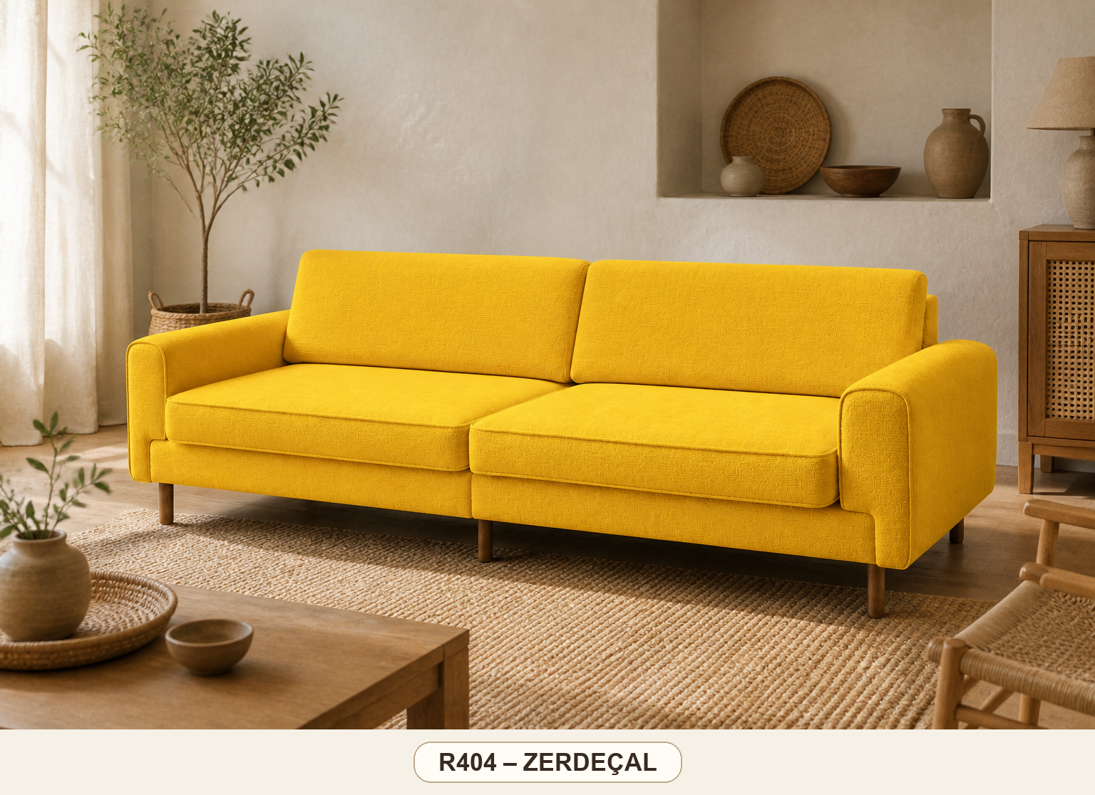 Mokka Dörtlü Koltuk – 280x90 cm Modüler Koltuk
