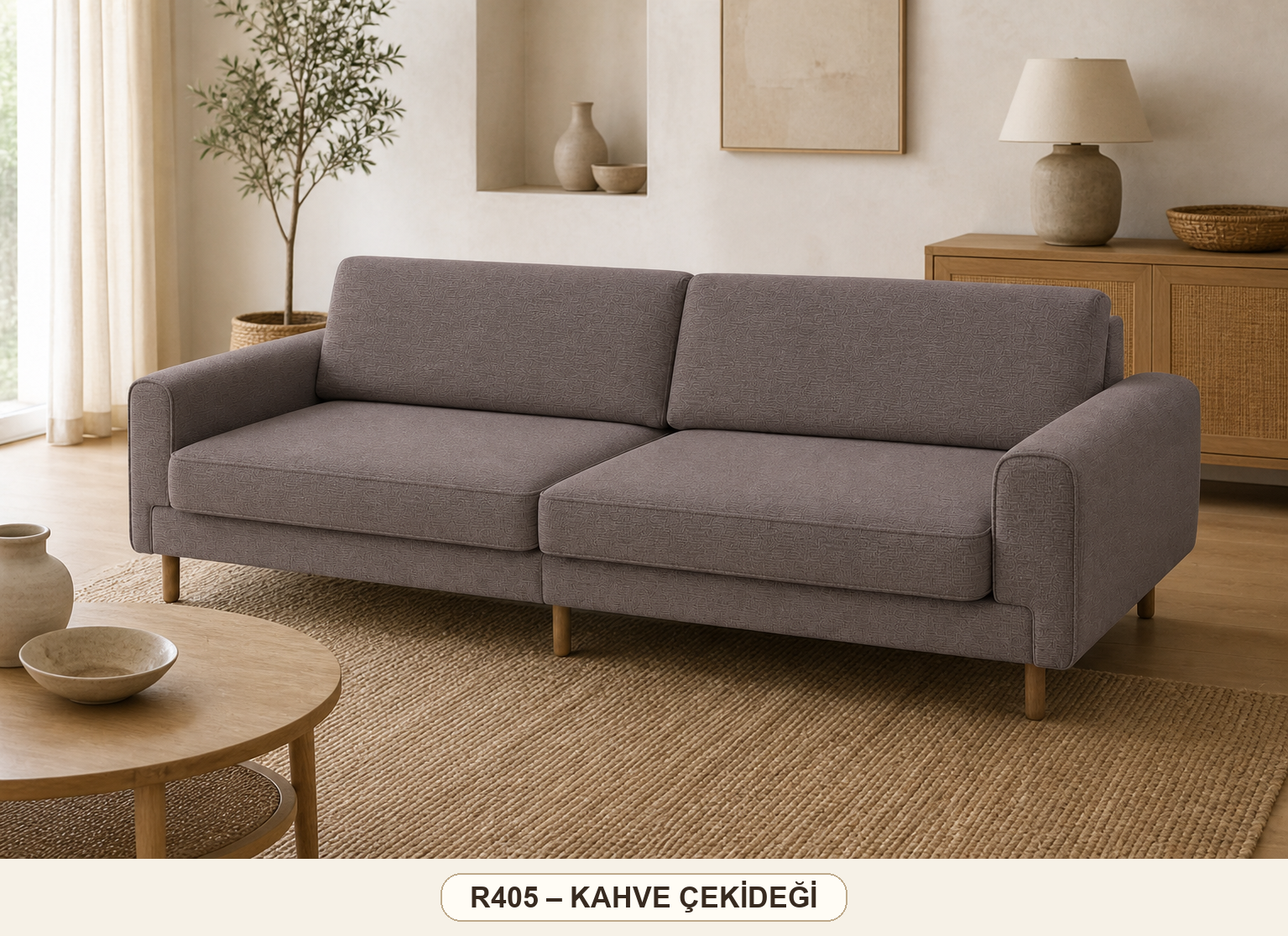 Mokka Dörtlü Koltuk – 280x90 cm Modüler Koltuk