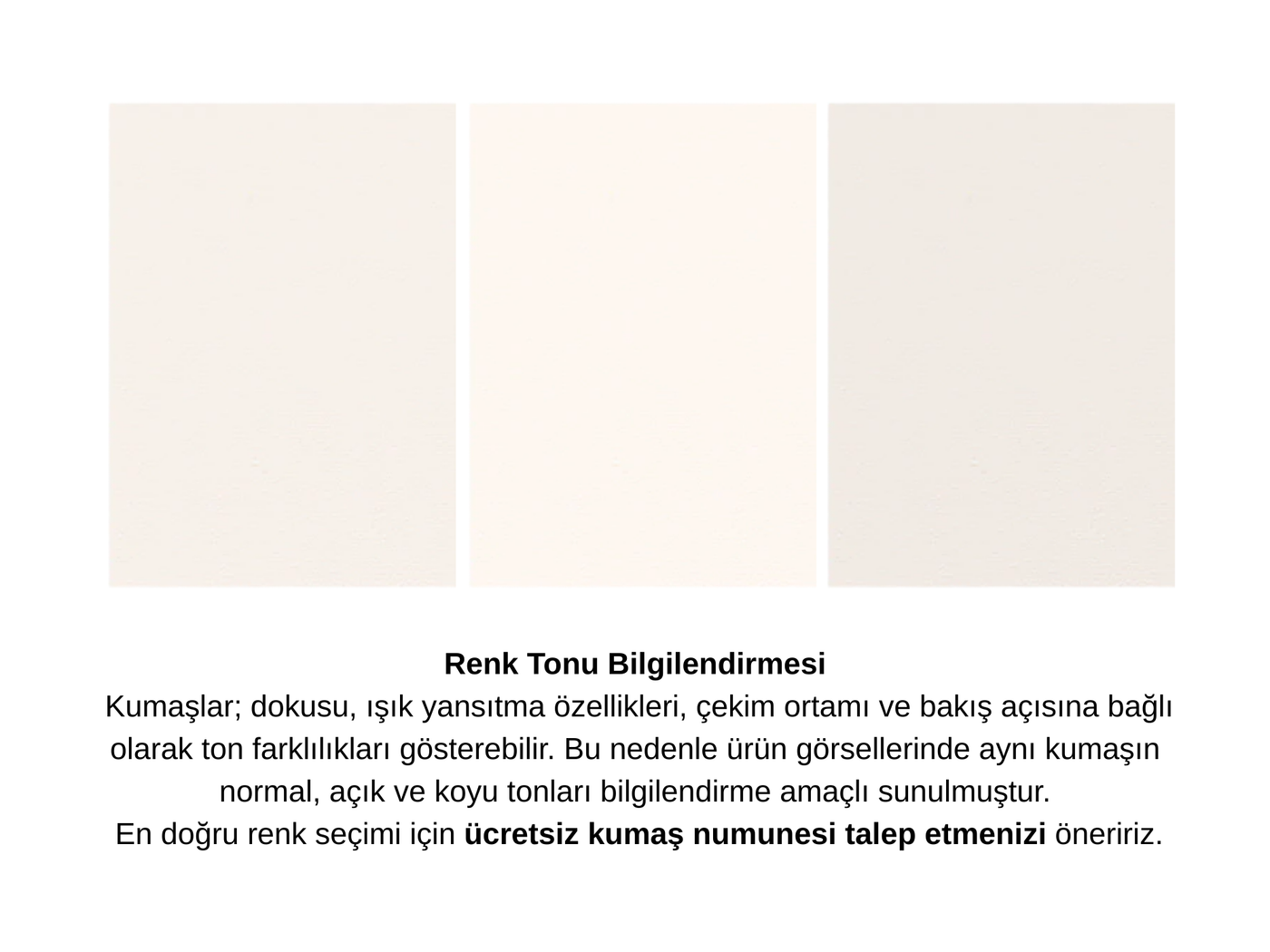 Mokka Üçlü Koltuk - Doğal Doku - Zen Beyazı