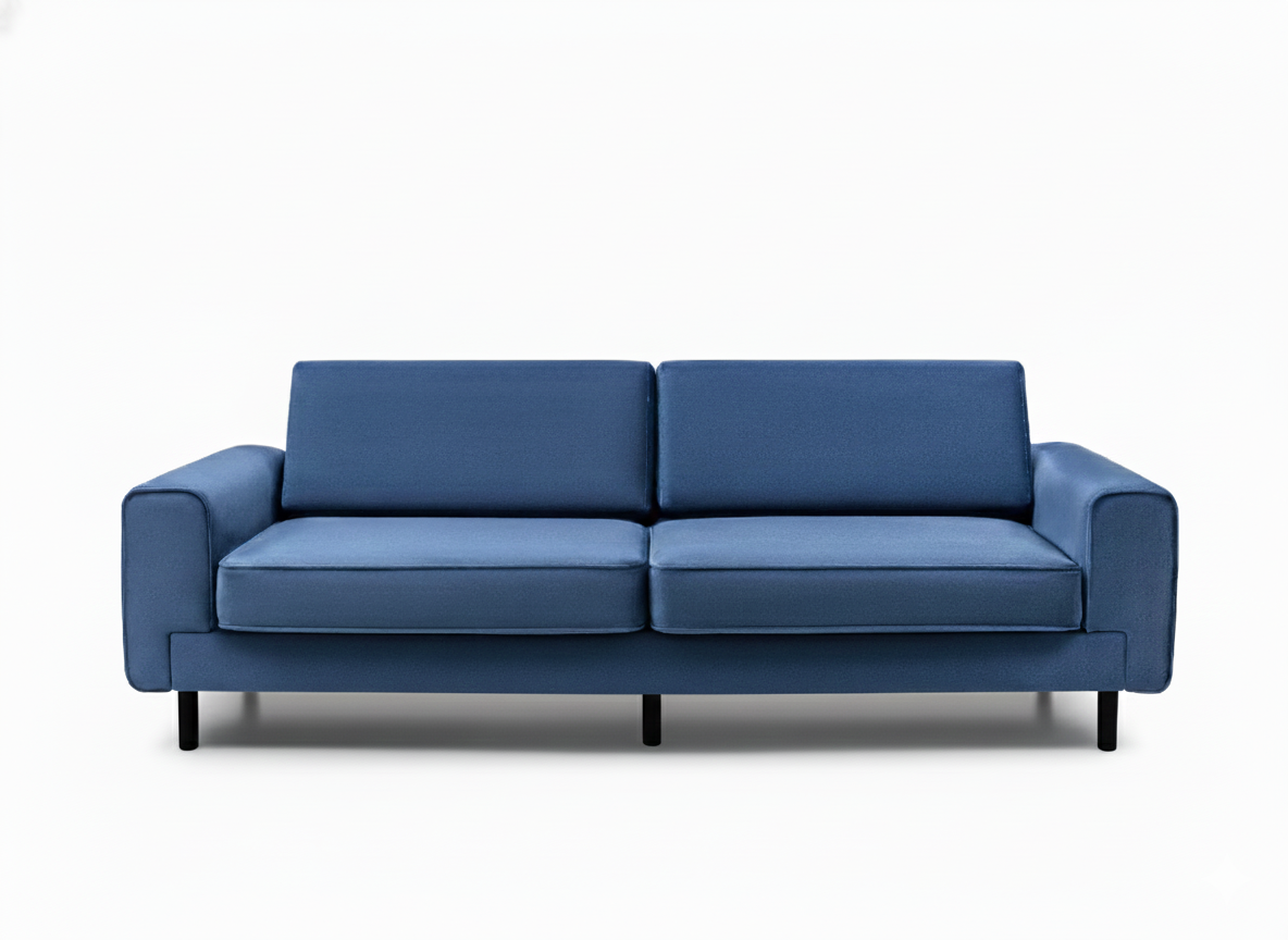 Mokka Üçlü Koltuk - Kadife - Bazalt Yeşili