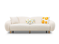 Bonita 3+1 Koltuk Takımı (Pamuk Sis - Aqua)