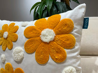 Nogra- Nostaljik Papatyalı Panç Kırlent (NK 2657) 47x47cm