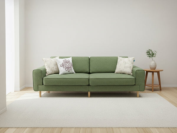 Rolivs Mokka Üçlü Koltuk – Doğal Doku - Amazon | Minimal, Modern, Geniş Oturum