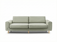 Mokka Üçlü Koltuk - Doğal Doku - Zen Beyazı