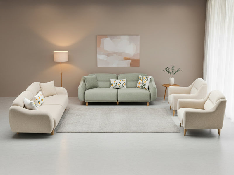 Stella 3+3+1+1 Koltuk Takımı - Kadife